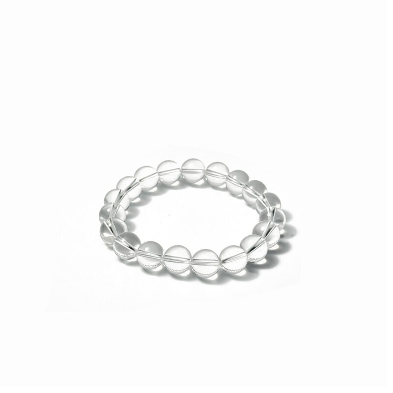 ✨ 10mm Natural AAA White Crystal Bracelet